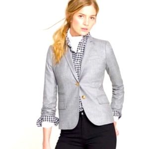 J. Crew Grey Schoolboy Blazer